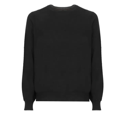 Brunello Cucinelli Virgin Wool And Cashmere Sweater Black 