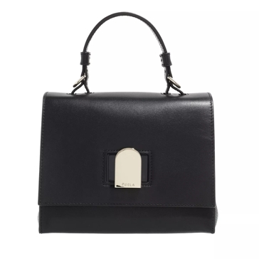 Furla Furla Emma Mini Top Handle Nero Crossbody Bag