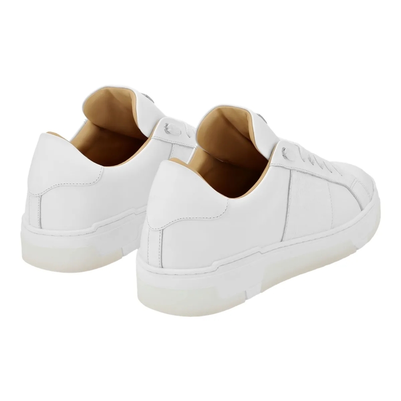 Philipp Plein Low-Top-Sneaker Lo-Top Turnschuhe Monogram weiss(Image 2)