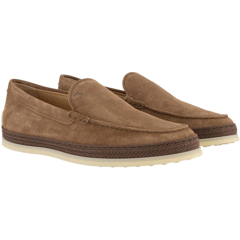 Tod's Loafer Pantofola Gomma Rafia Tv braun