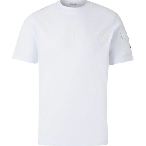 Moncler T-Shirts Cotton Logo T-shirt mehrfarbig