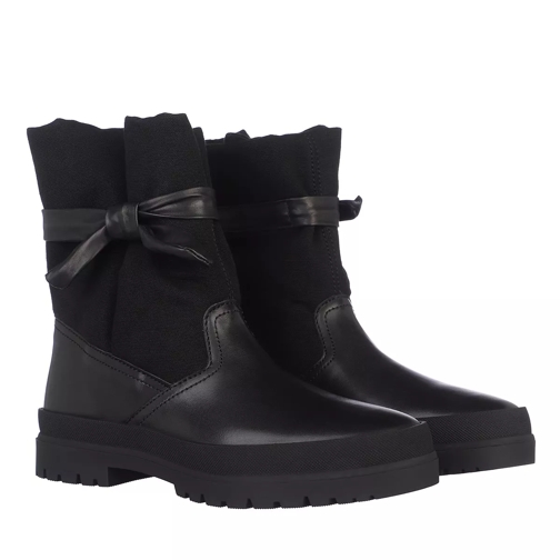 Kenzo Kenzo Safari Boots Leather Black Stivaletto alla caviglia