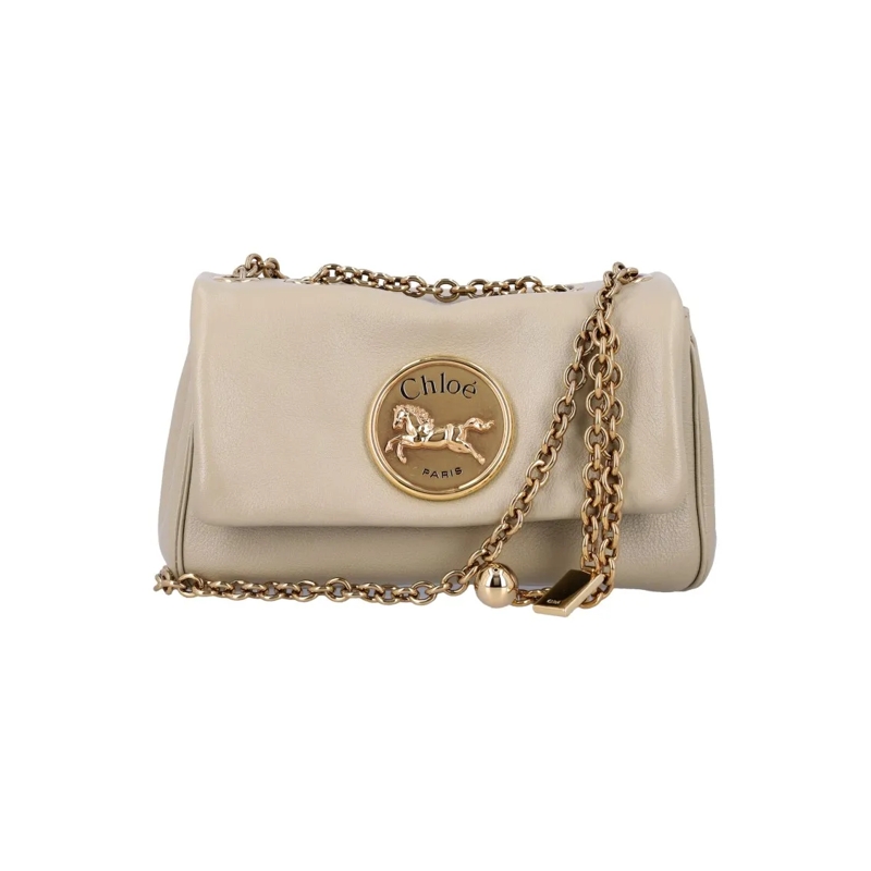 Chloé Schultertasche Heritage Shoulder Bag Neutrals