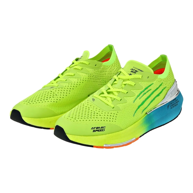 Plein Sport Low-Top-Sneaker Lo-Top Turnschuhe blau-gold(Image 2)