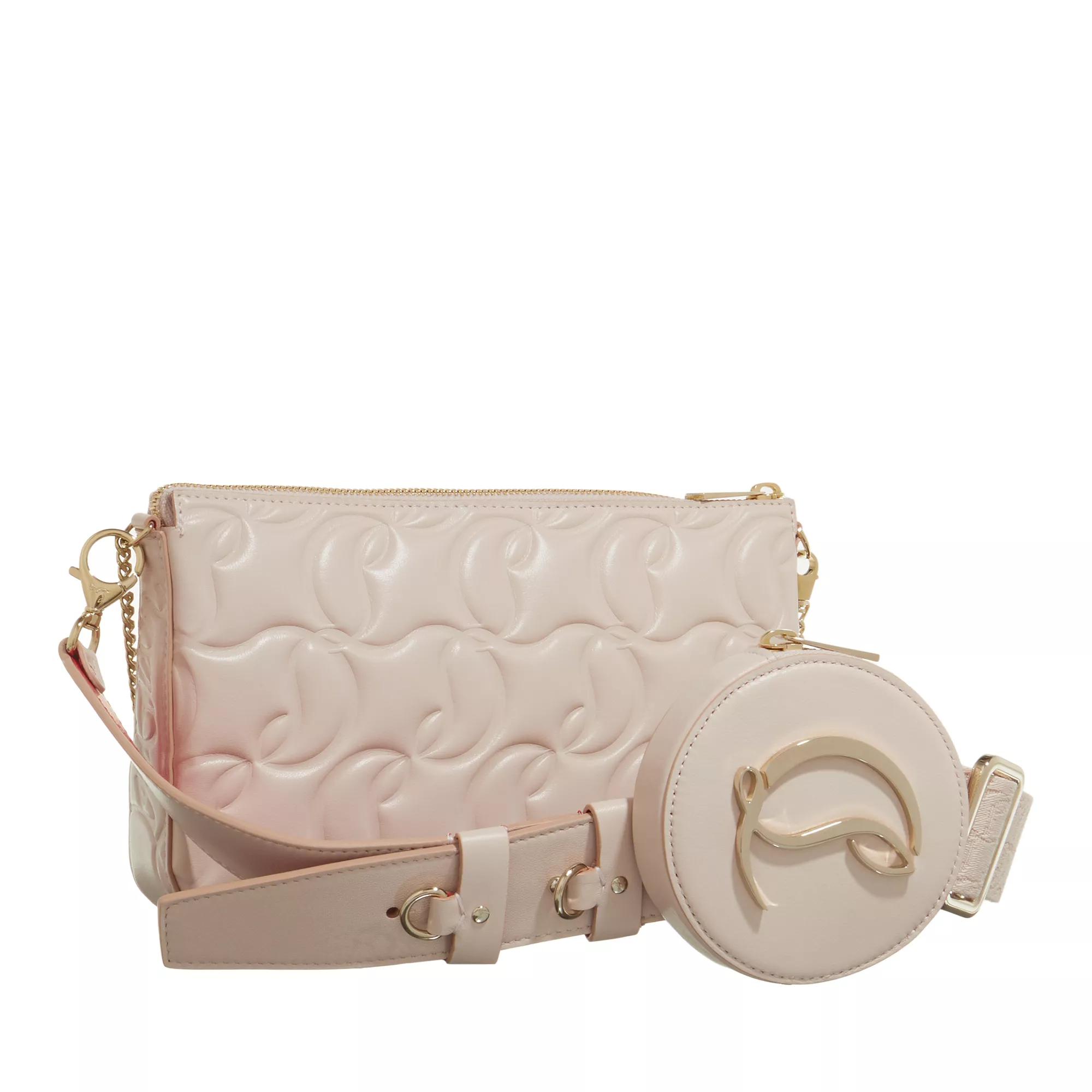 Christian Louboutin Crossbody bags Loubila Crossbody Bag in poeder roze