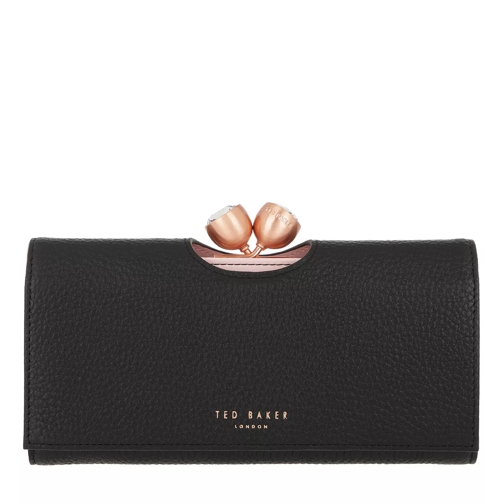Ted Baker Muscovy Textured Bobble Matinee Black Flap Wallet