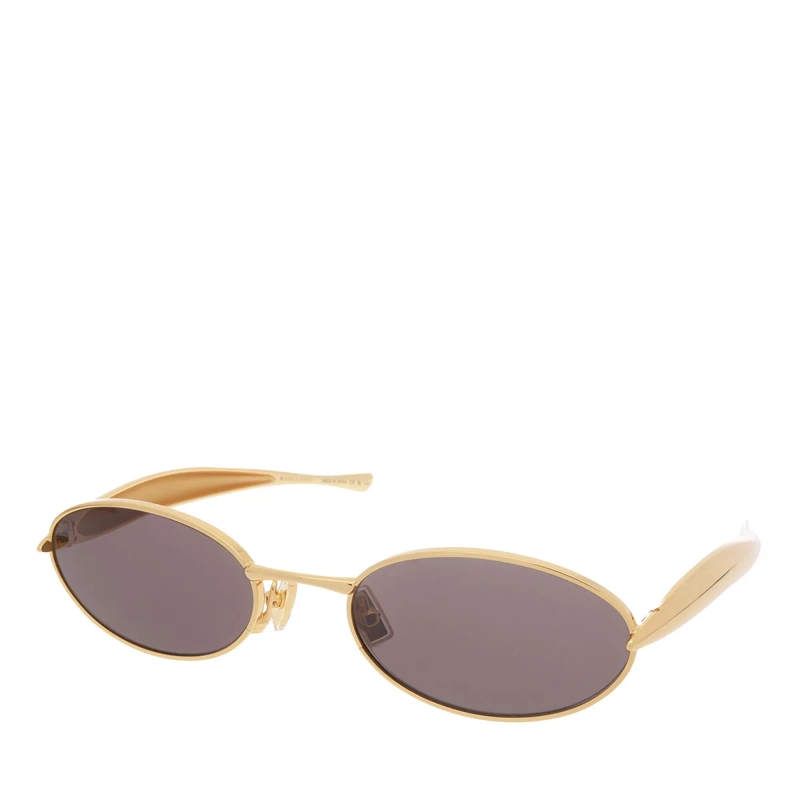 Bottega Veneta Sonnenbrille BV1386S-001 Gold-Gold-Grey