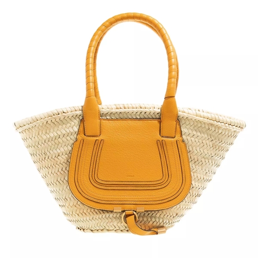 Chloé Medium Marcie Basket Bag Sunflower Yellow Korbtasche