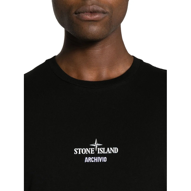 STONE  グラフィックTシャツ ブラック STONE ISLAND - 【ラスト1点】2RC88 / 'REFLECTIVE TWO' PRINT / T