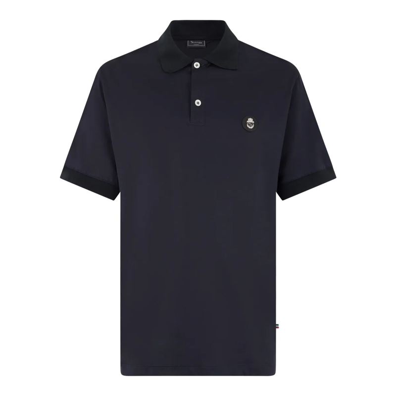 BILLIONAIRE Top Polo T-Shirt Basic schwarz