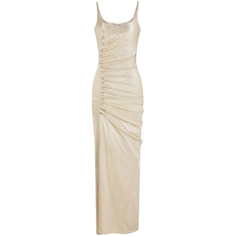 Paco Rabanne  Neutral Dress With Minimalist Silhouette Neutrals