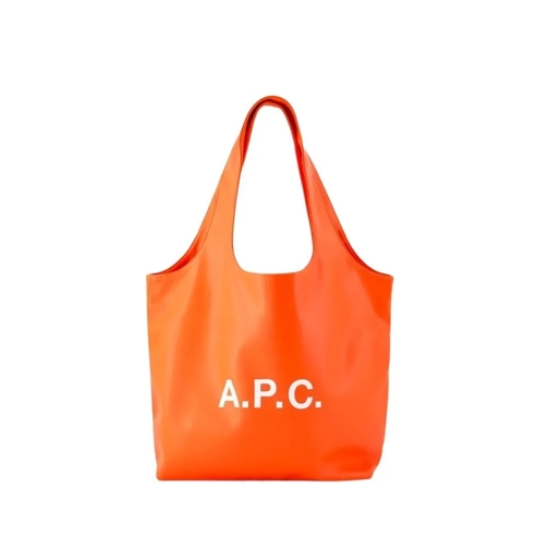 A.P.C. Ninon Shopper Bag - Synthetic Leather - Orange Orange Draagtas