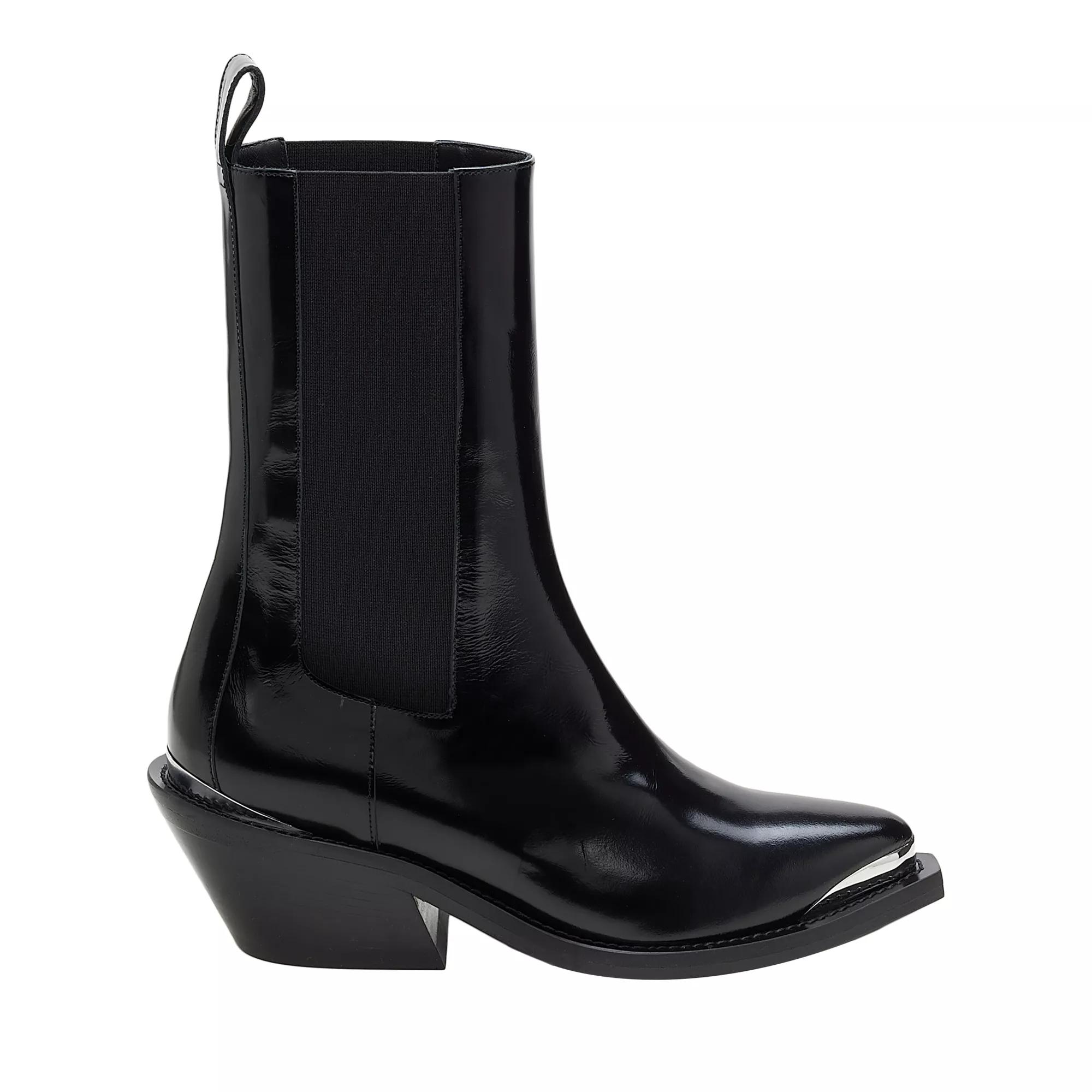 Dorothee Schumacher Boots & Stiefeletten - SHINY MOMENTS chelsea boot - Gr. 37 (EU) - in Schwarz - für Damen