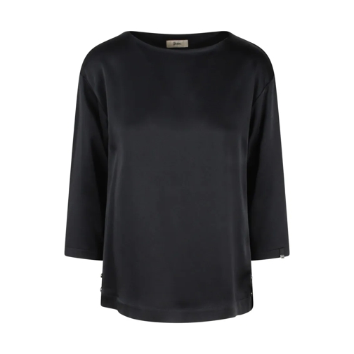 Herno Blouses Light Blouse Black