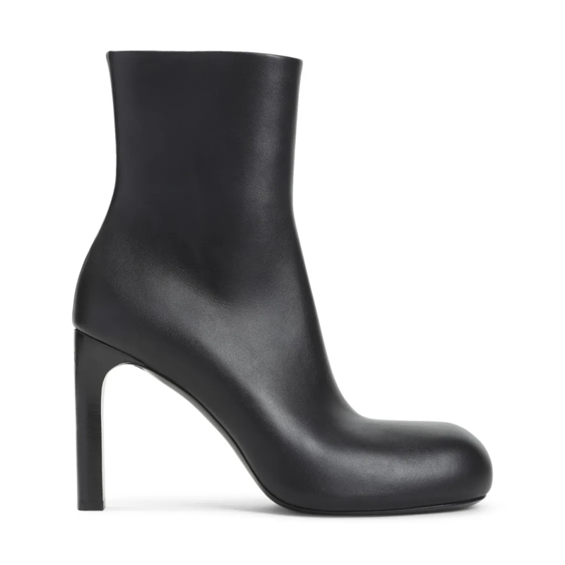 Balenciaga Stiefel Premium Leather Ankle Boots Black