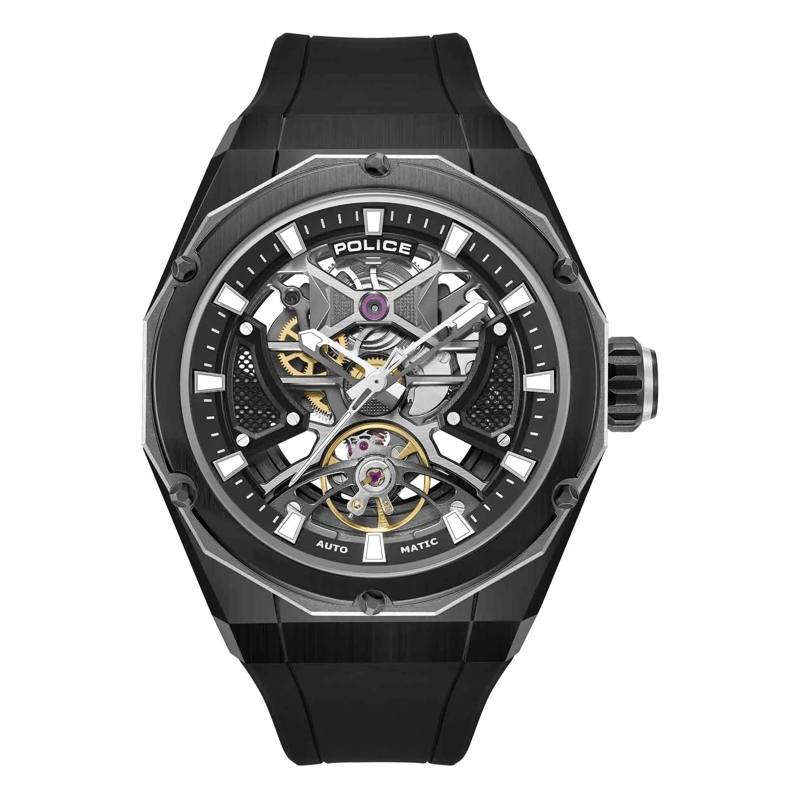 Police Automatikuhr Automatikuhr Dayton schwarz