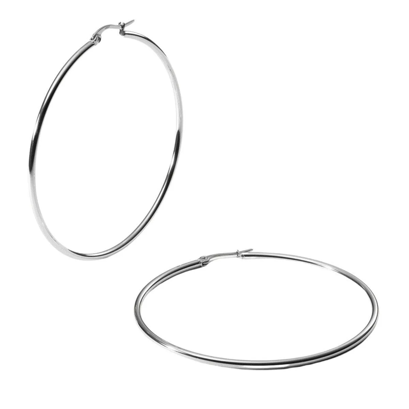 Purelei Ohrstecker Ohrringe Hoops silber