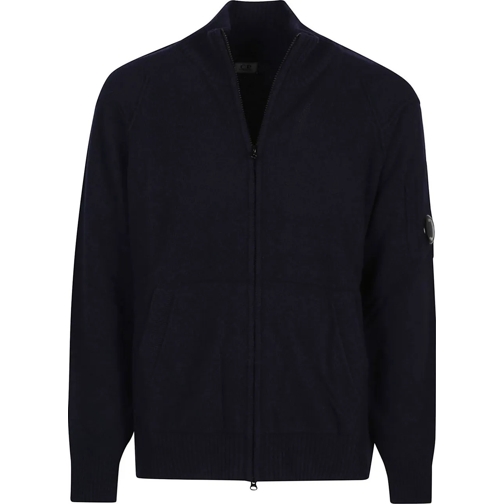 CP Company  Grs Zipped Cardigan Blue blau