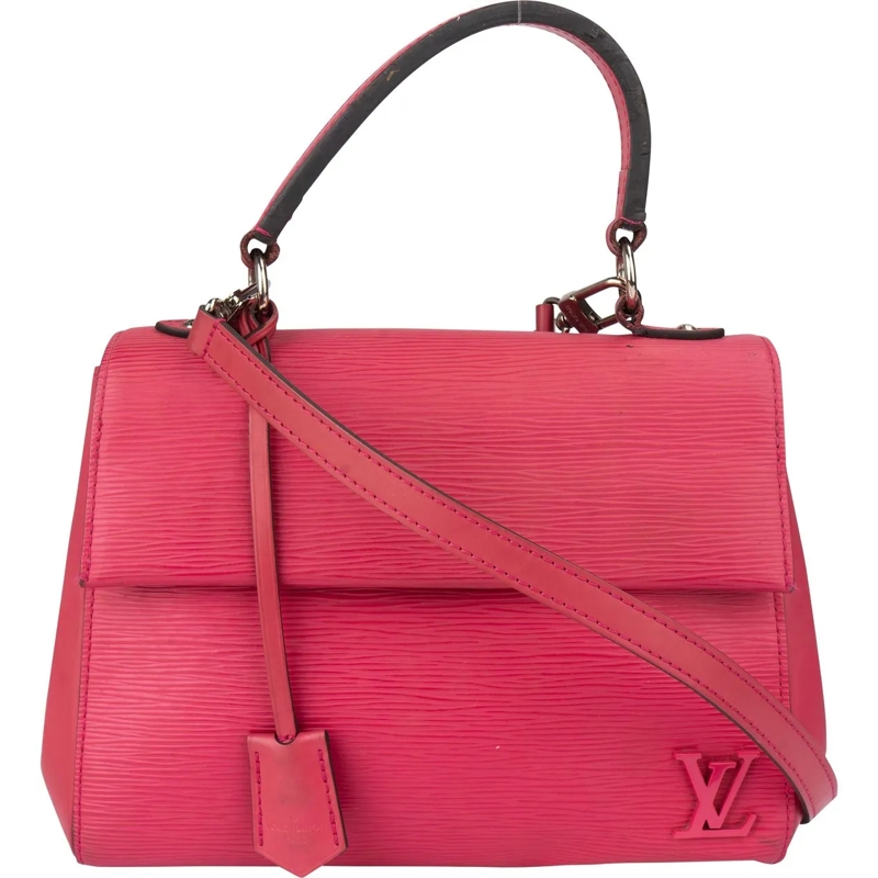 Louis Vuitton Tote Louis Vuitton Pink Epi Leather Cluny BB Handbag rot