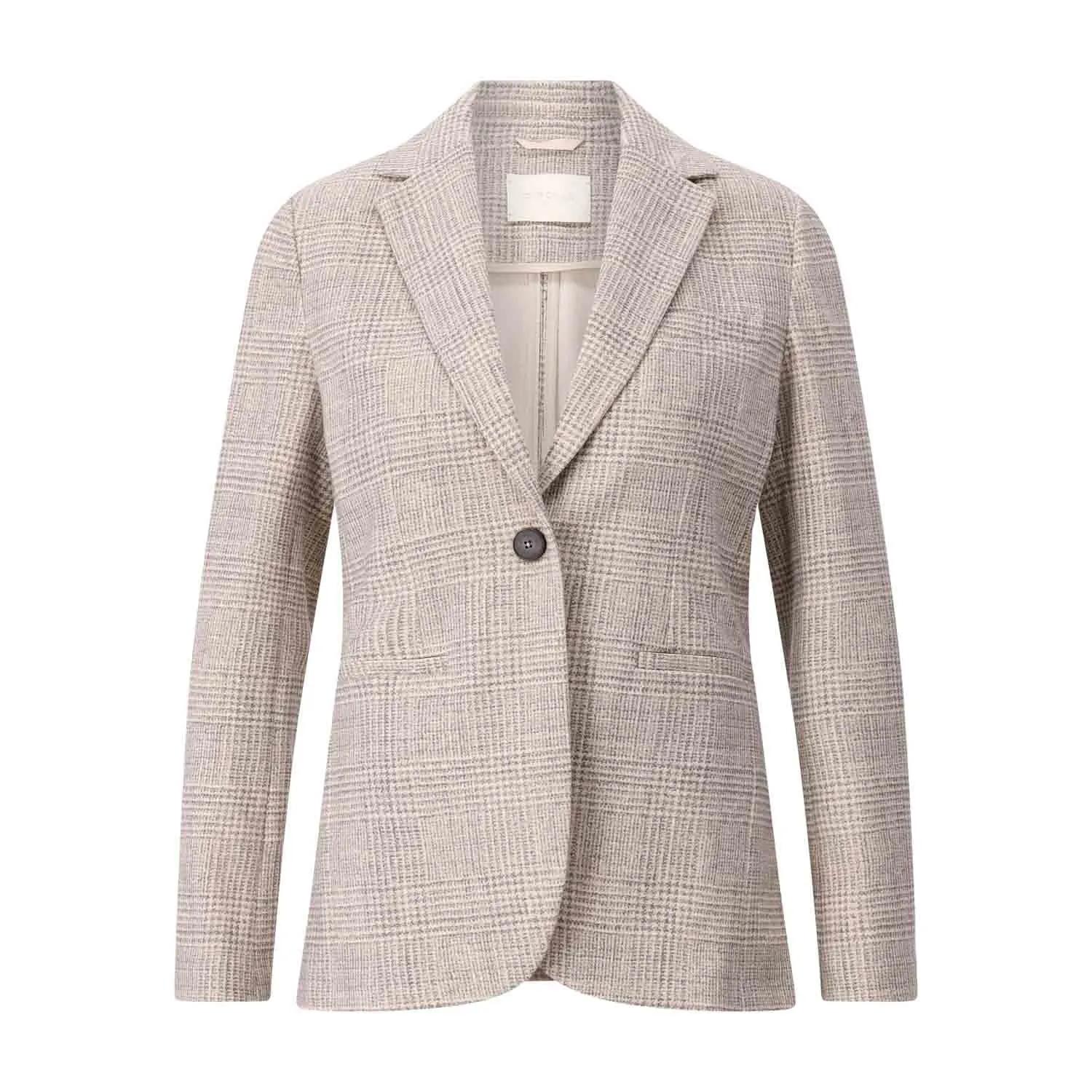 CIRCOLO 1901 - Karierter Blazer - Größe 38 - beige