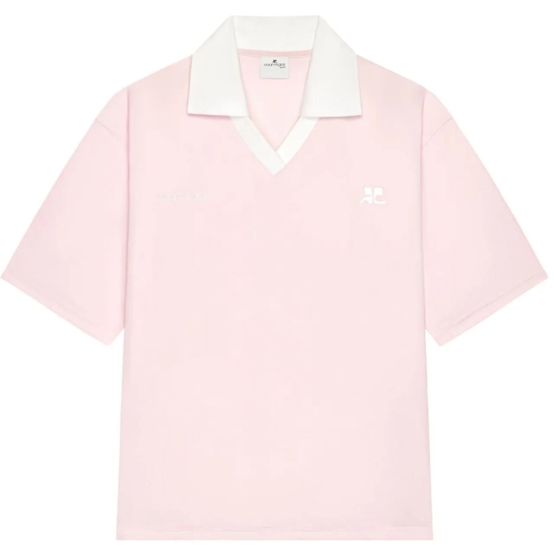 Courrèges Polohemd T-Shirts And Polos Pink rose