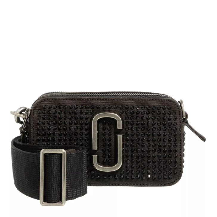 Marc Jacobs The Snapshot Black Crystal Camera Bag