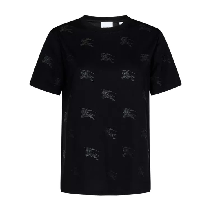 Burberry black t shirt hot sale