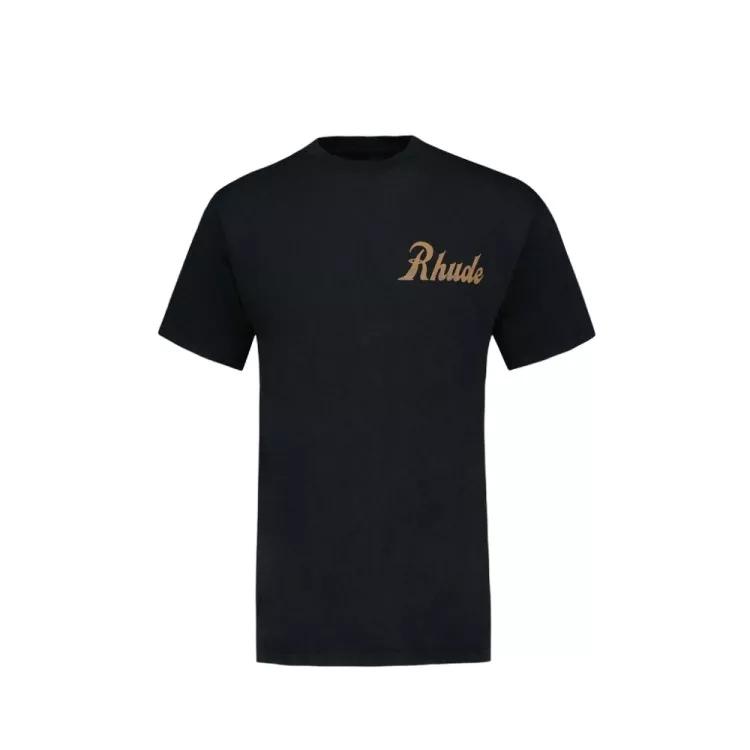 Rhude - Sales And Service T-Shirt - Cotton - Black - Größe S - black