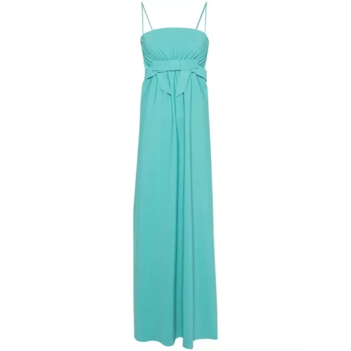 Chiara Boni Turquoise Blue-Green Stretch-Jersey  Dress Blue 