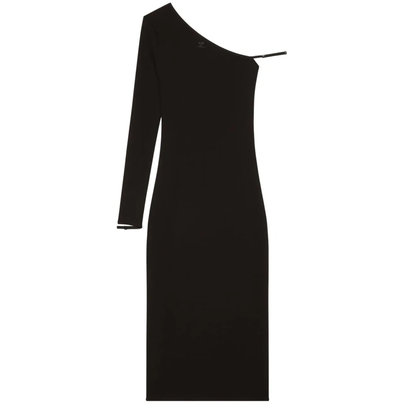 Courrèges Midikleid Dresses Black schwarz