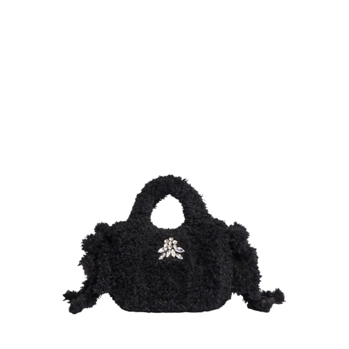 Simone Rocha Tote Baby Utility Egg Tote Bag W/ Emb Black