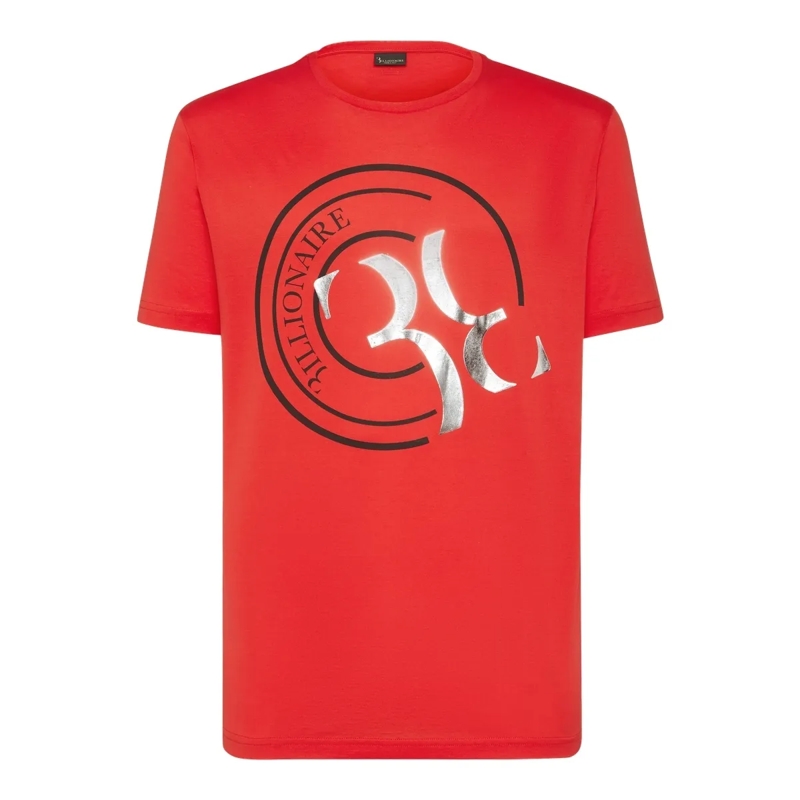 BILLIONAIRE T-Shirt T-Shirt Double B rot