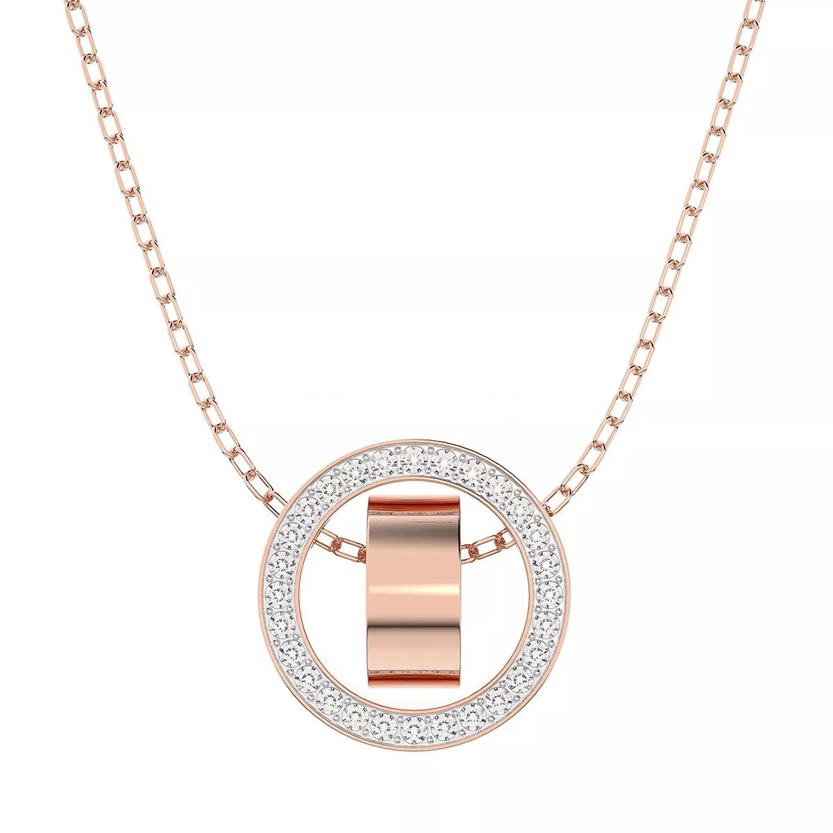 Swarovski Halskette - Hollow Necklace rose gold-tone plated - Gr. unisize - in Quarz - für Damen