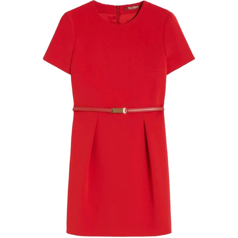 Max Mara Midikleid Dresses Red rot