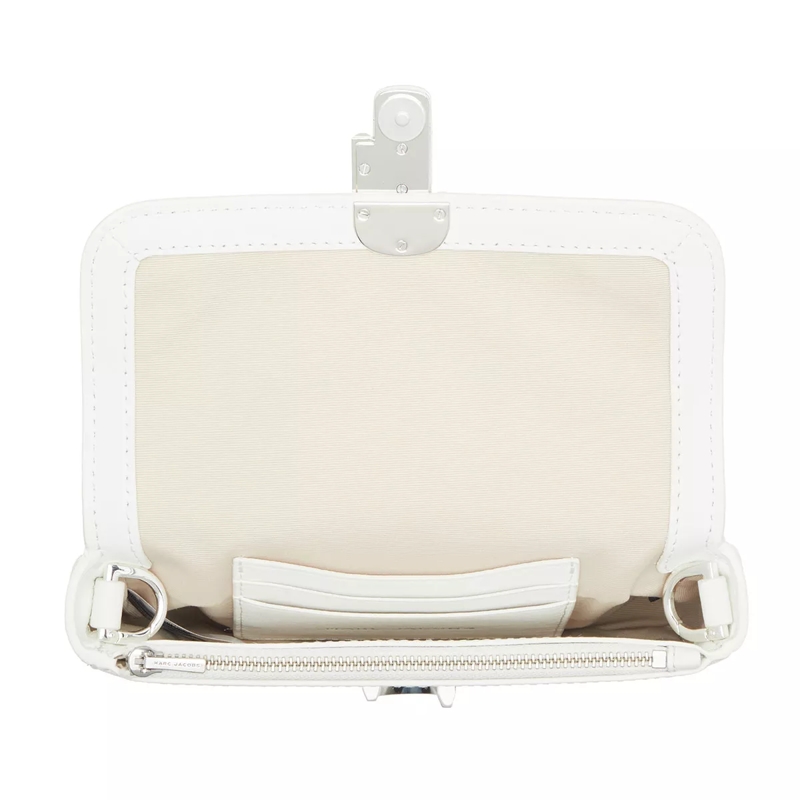 Marc Jacobs Crossbody Bag The Mini Shoulder Bag White Silver(Image 6)