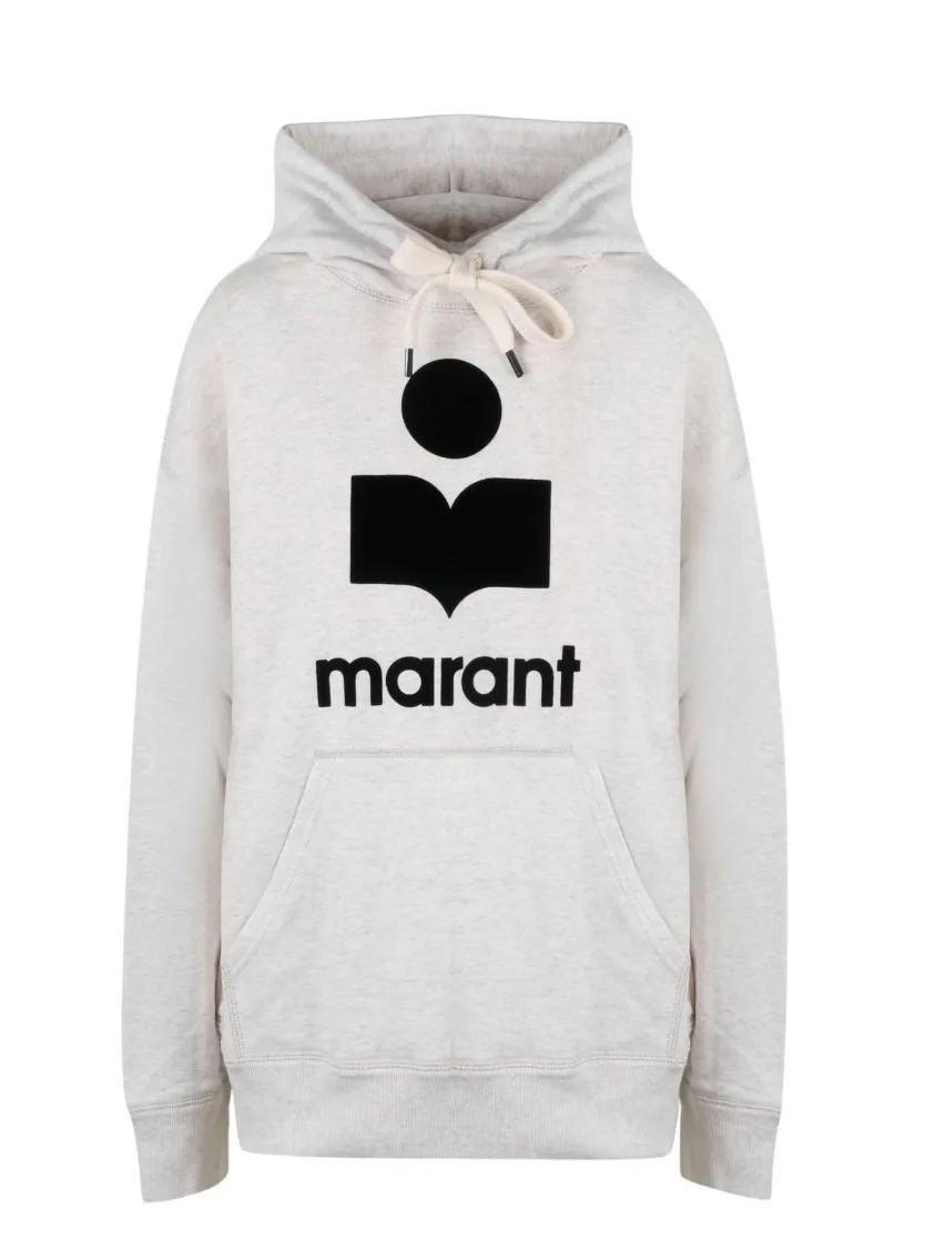 Etoile Isabel Marant - Mansel Hooded Sweatshirt - Größe 36 - grau