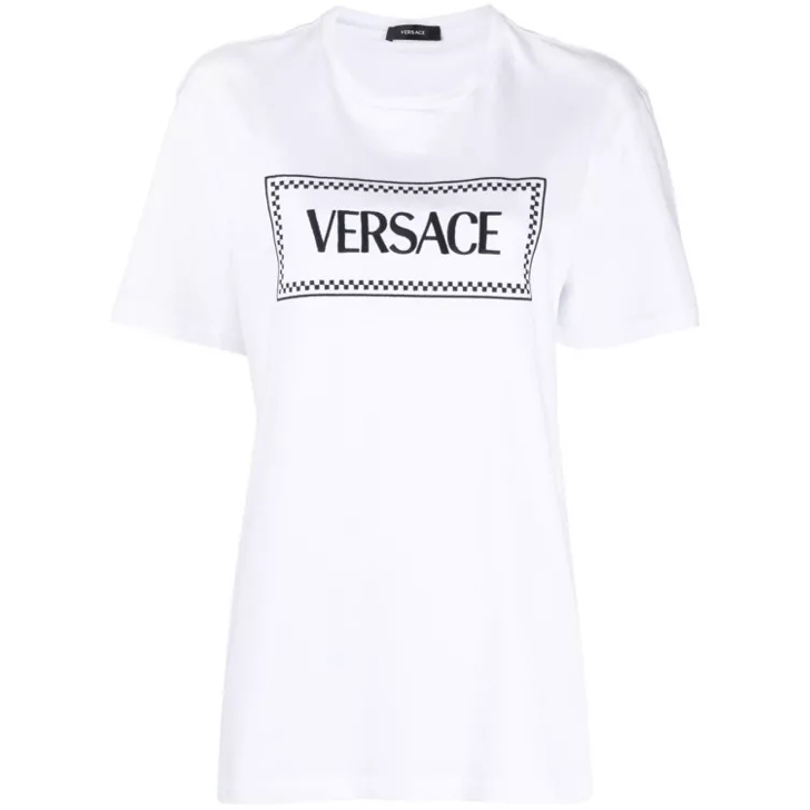 White versace store t shirt