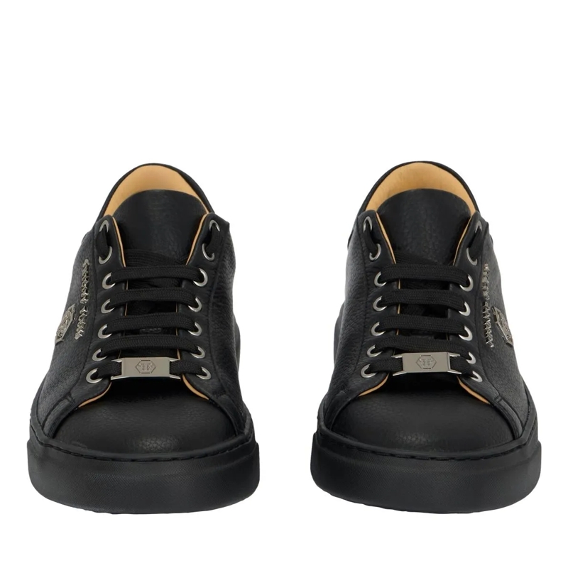 Philipp Plein Low-Top-Sneaker Lo-Top Turnschuhe Hexagon schwarz(Image 3)