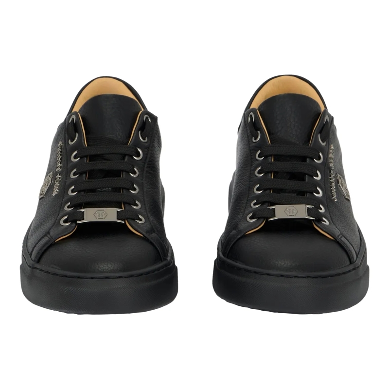 Philipp Plein Low-Top-Sneaker Lo-Top Turnschuhe Hexagon schwarz(Image 2)
