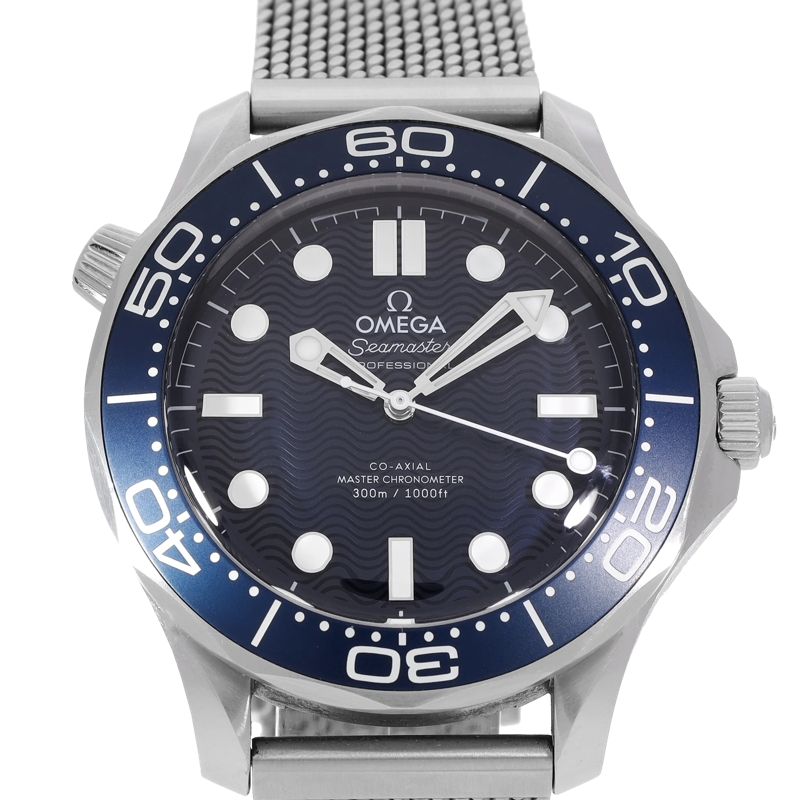 Omega Automatikuhr Seamaster Blau