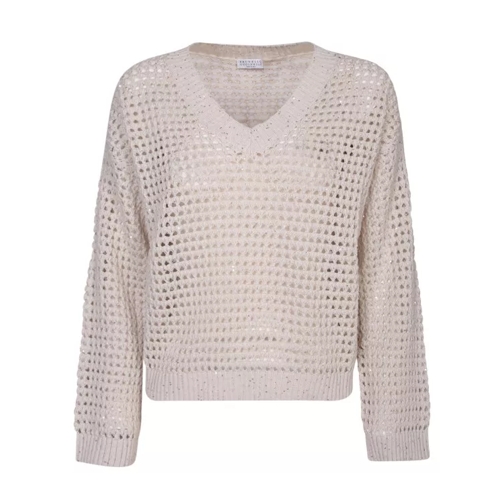 Brunello Cucinelli Cotton Sweater Neutrals 