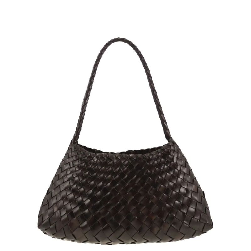 DRAGON DIFFUSION Sac à bandoulière Rosanna - Woven Leather Bag Black