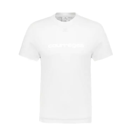 Courrèges Classic Shell T-Shirt - White - Cotton White 