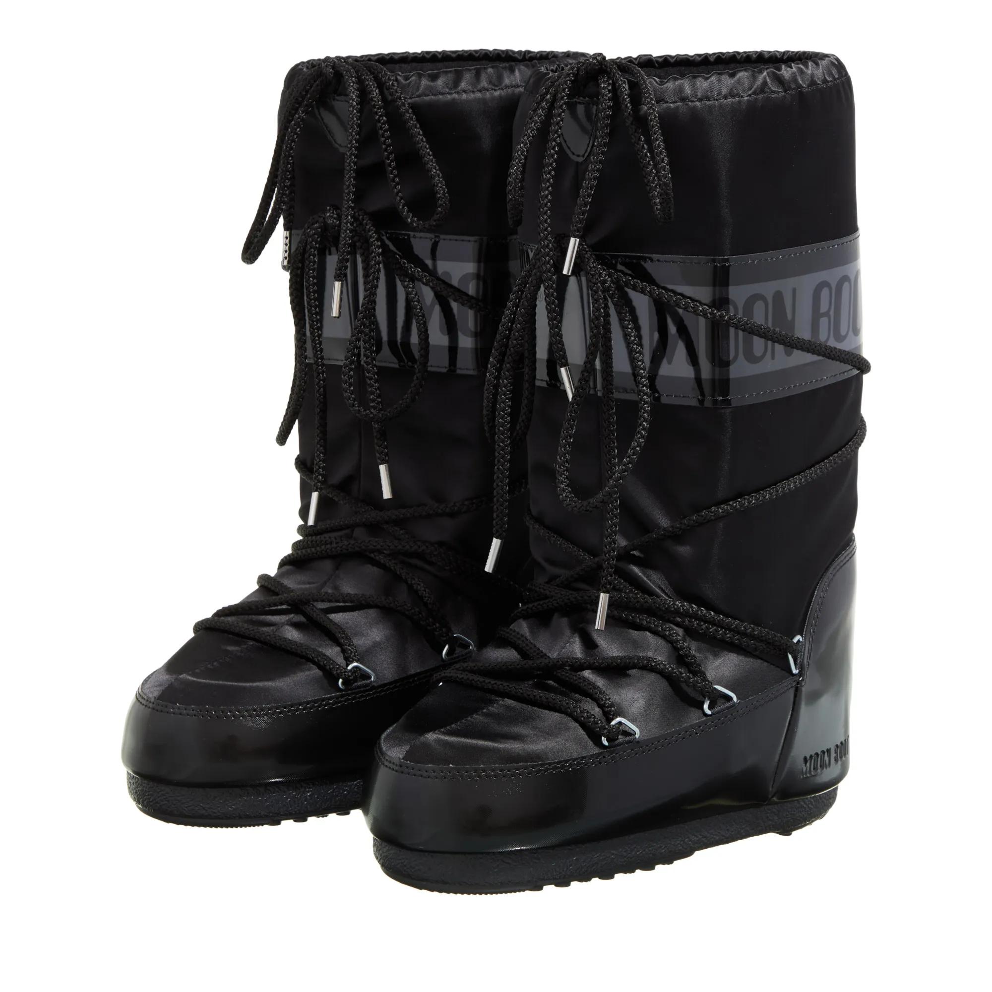 Moonboot Boots & Stiefeletten - Mb Icon Glance - Gr. 35_38 - in Schwarz - für Damen