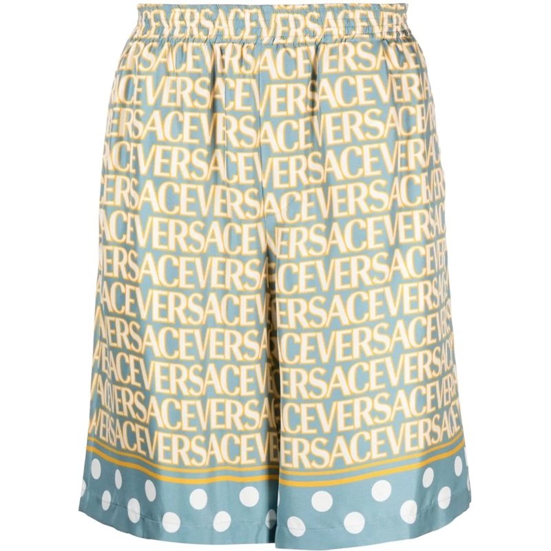 Versace Shorts Shorts Blueivory blau