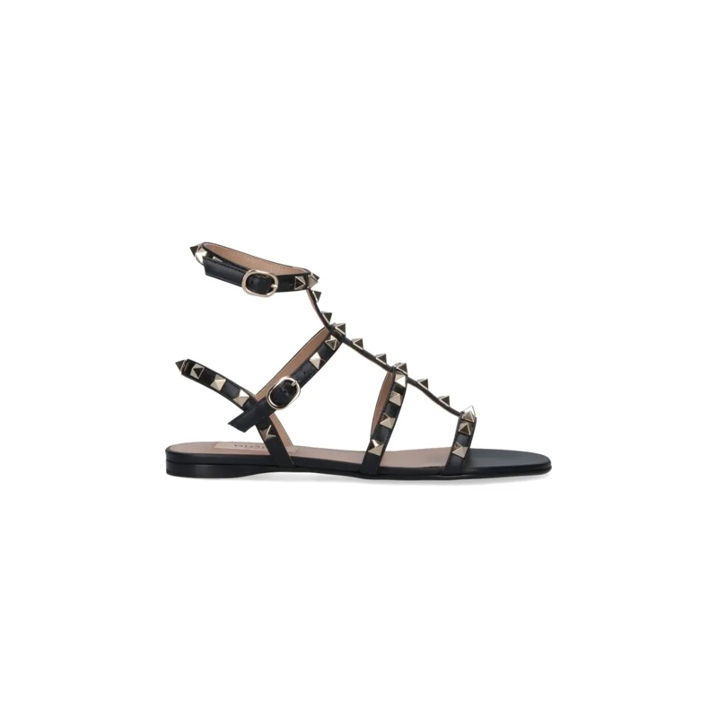 Valentino Garavani Sandalen "Rockstud" Sandals – Black Black