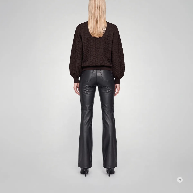 Marc Aurel Pullover Pullover- Raglan- Kroko-Jacquard mit sparkling  braun(Image 4)