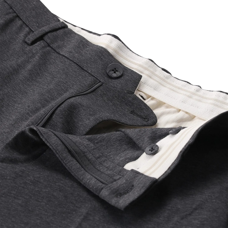 GTA Pantalons décontractés Slim-Fit Stoffhose Davide grau(Image 3)