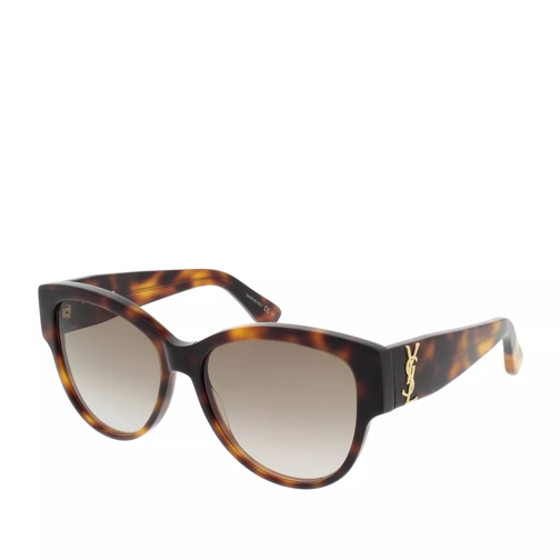 Saint Laurent Monogram Sunglasses Avana/Brown SL M3 005 55 Zonnebril