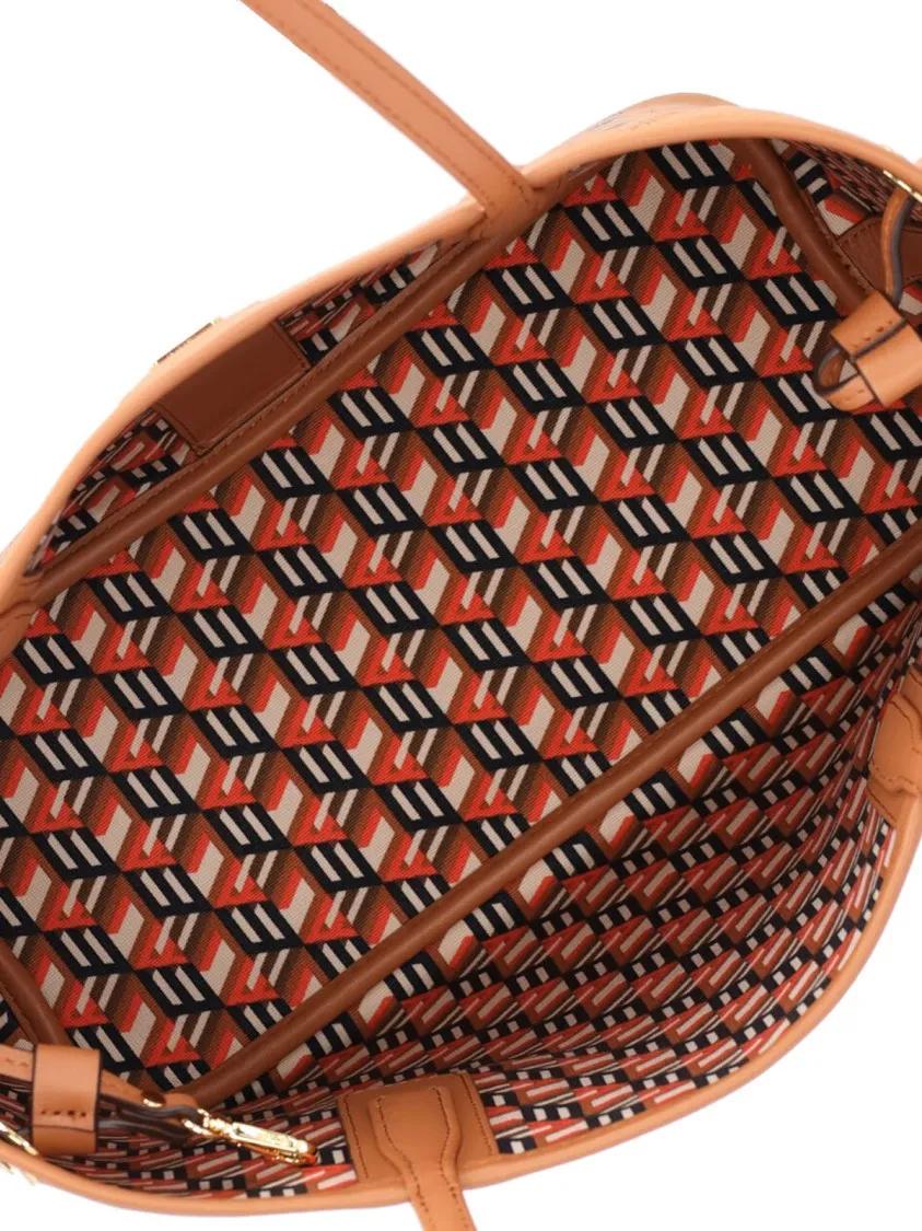 MCM Shoppers & Totes Reversible Small Tote Bag With Monogram Print in bruin